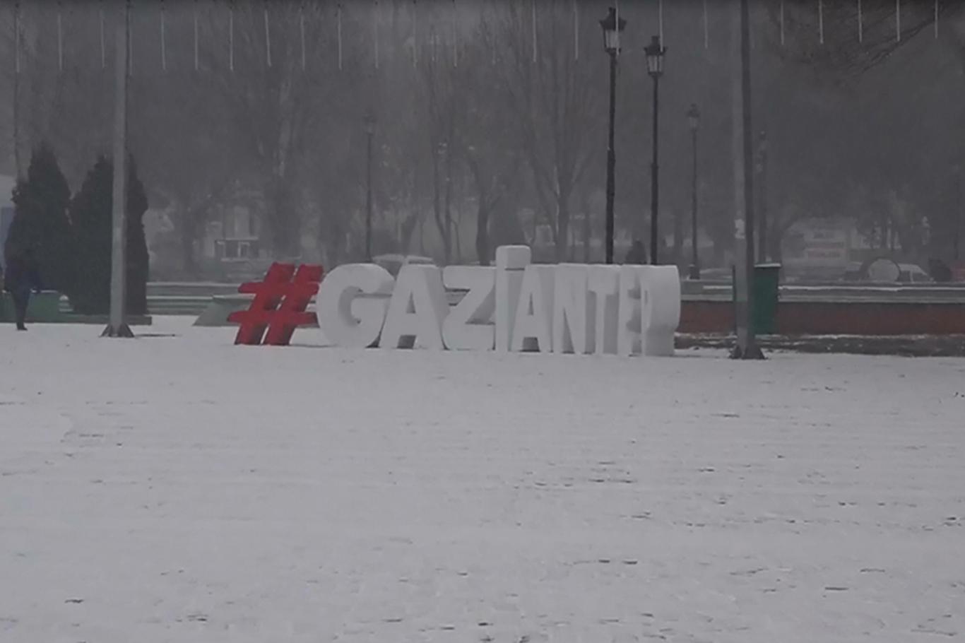 Gaziantep'te kar yağışı nedeniyle eğitime ara verildi